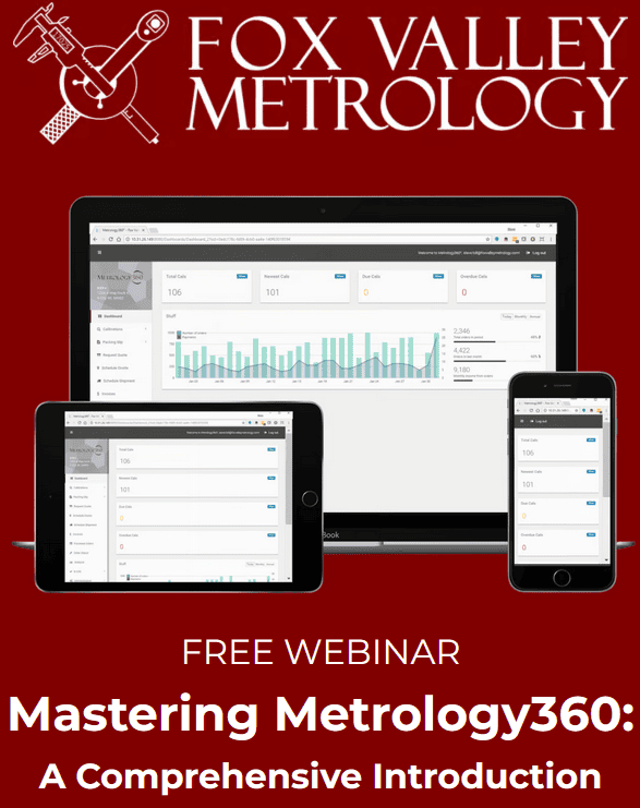 Mastering Metrology360 Webinar flyer