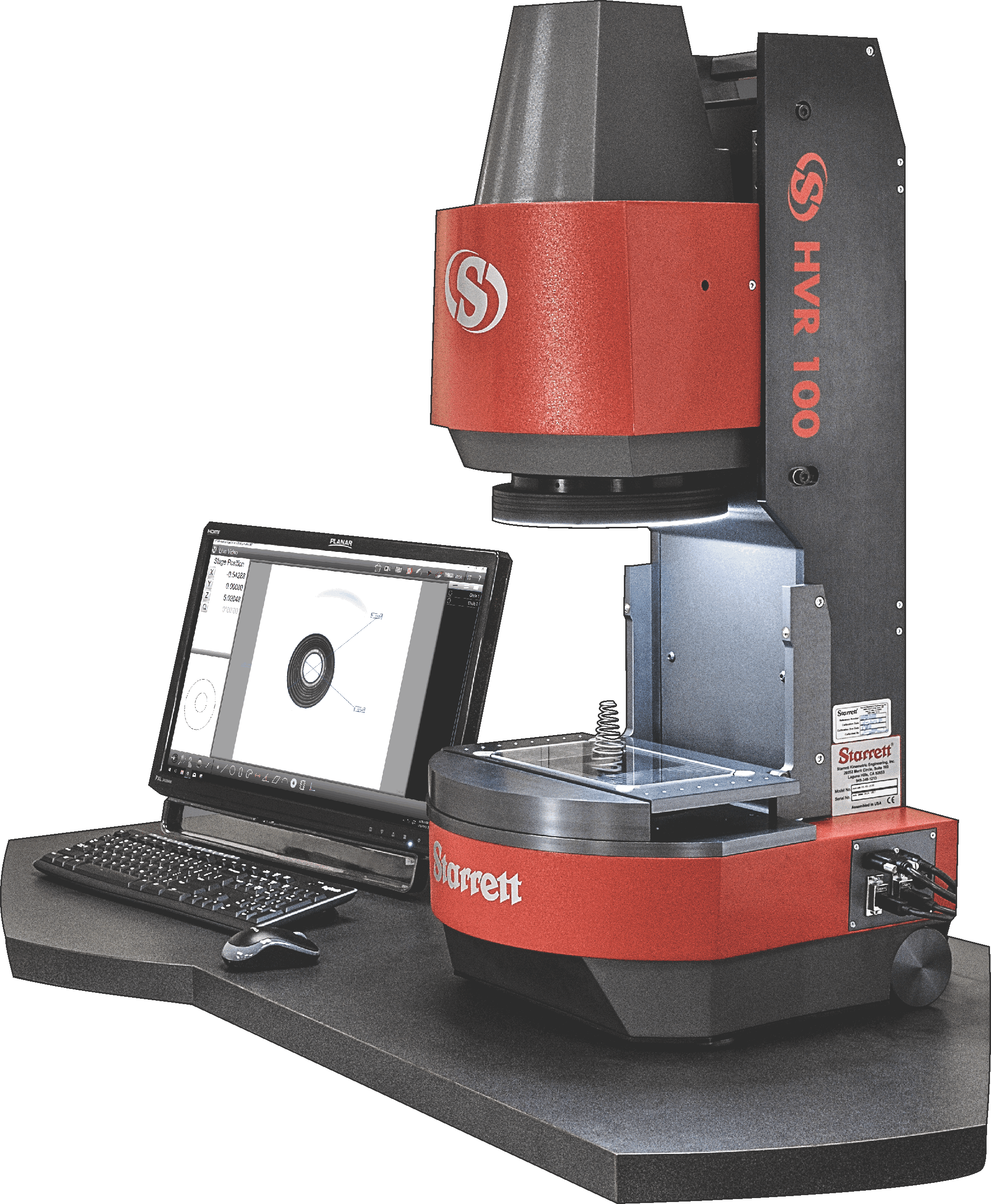 Starrett HVR100-FLIP Horizontal/Vertical Vision System