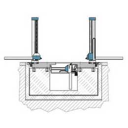 Wenzel RUF Underfloor Horizontal Arm Coordinate Measuring Machine